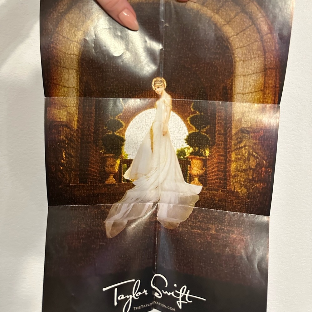 Vintage CD insert Taylor Swift Poster from the y2k
